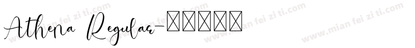 Athena Regular字体转换